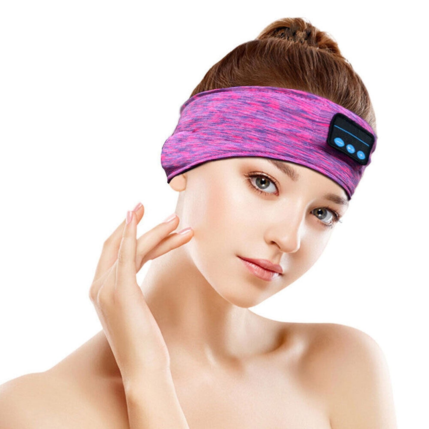 Sleep-Friendly Bluetooth Headphones in Headband with Detachable Speaker