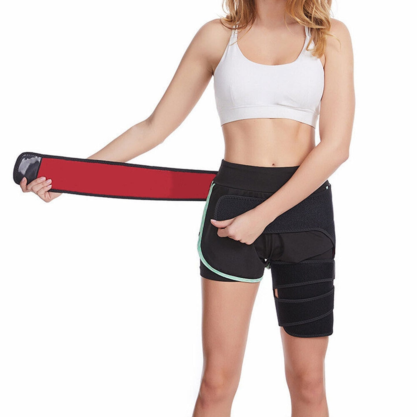 Thigh Groin Support Wrap Compression Hip Brace for Sciatica