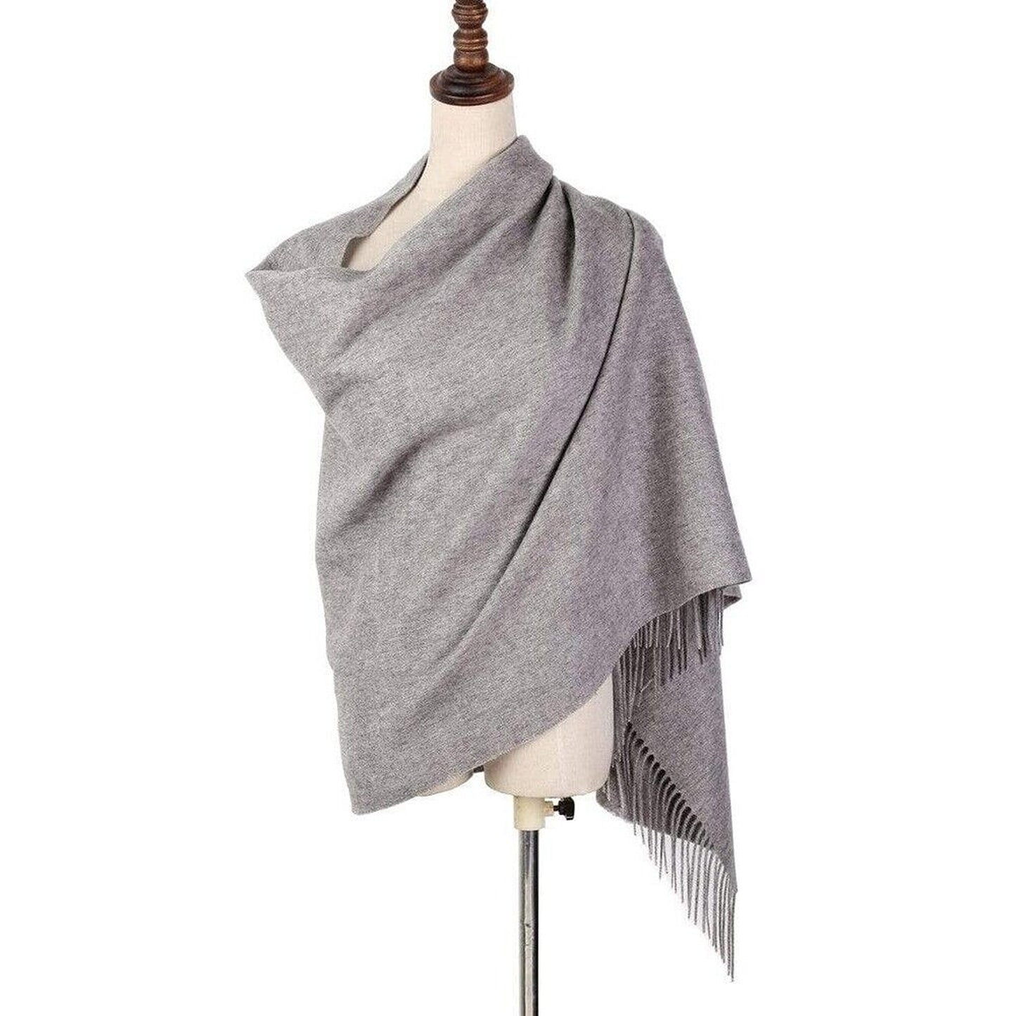 Women Oversized Cashmere Pashmina for Winter Soft Head Wrap Cloak