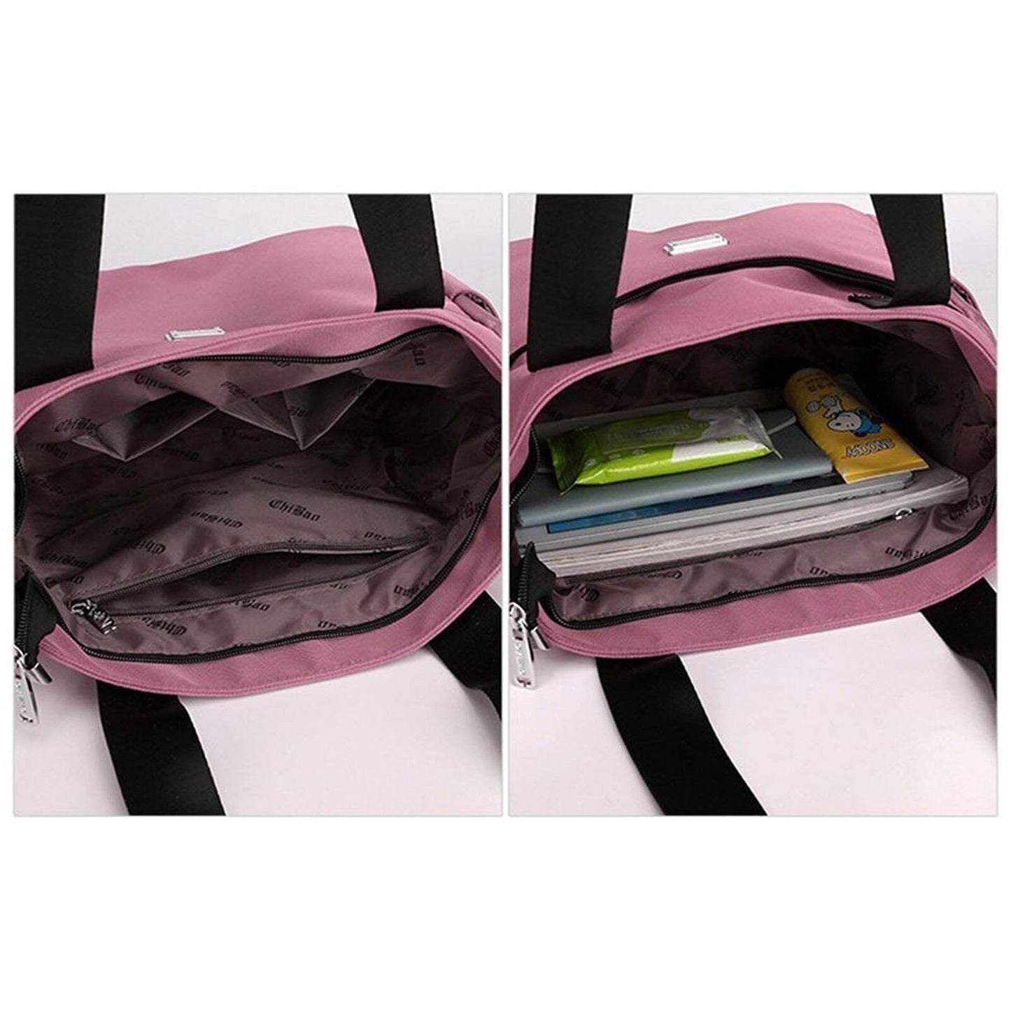 Large Capacity Waterproof Travel Tote Bag Women Lightweight Handbag Shoulder