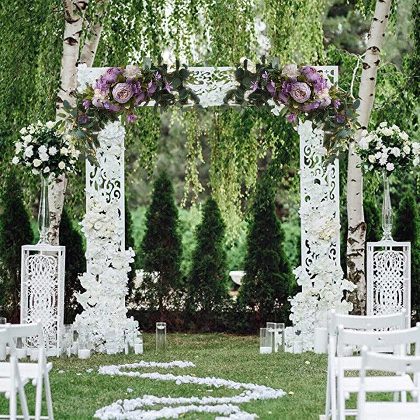 Floral Arch Bouquet Garland Artificial Wedding Door Lintel Decoration