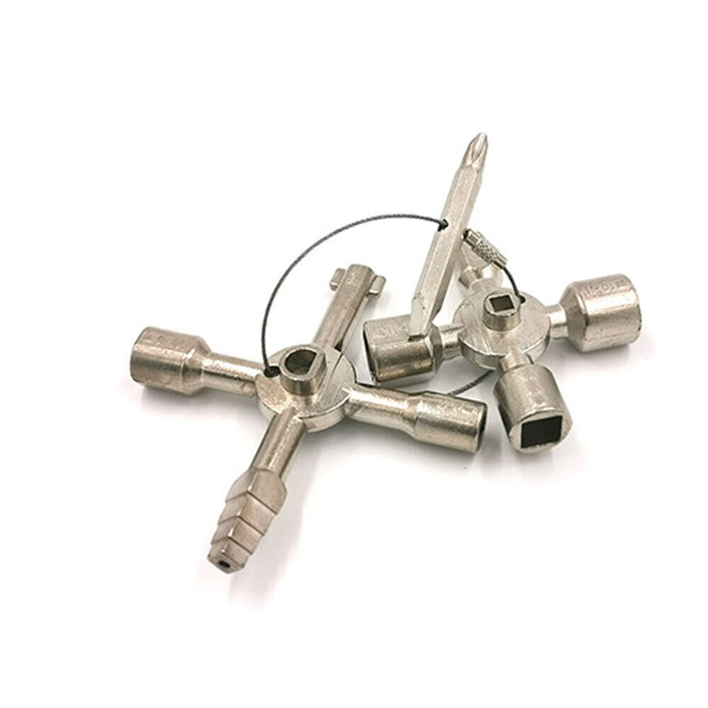 10-in-1 Multi-Function Elevator Key Switch Wrench for Utility and Emergency