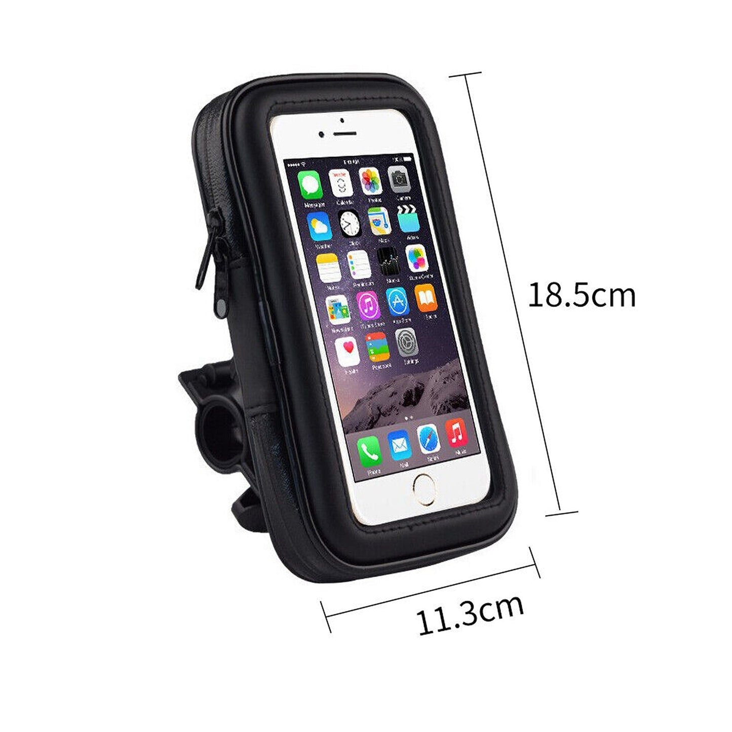Motorcycle Handlebar Mount Phone Case Waterproof Bike Holder