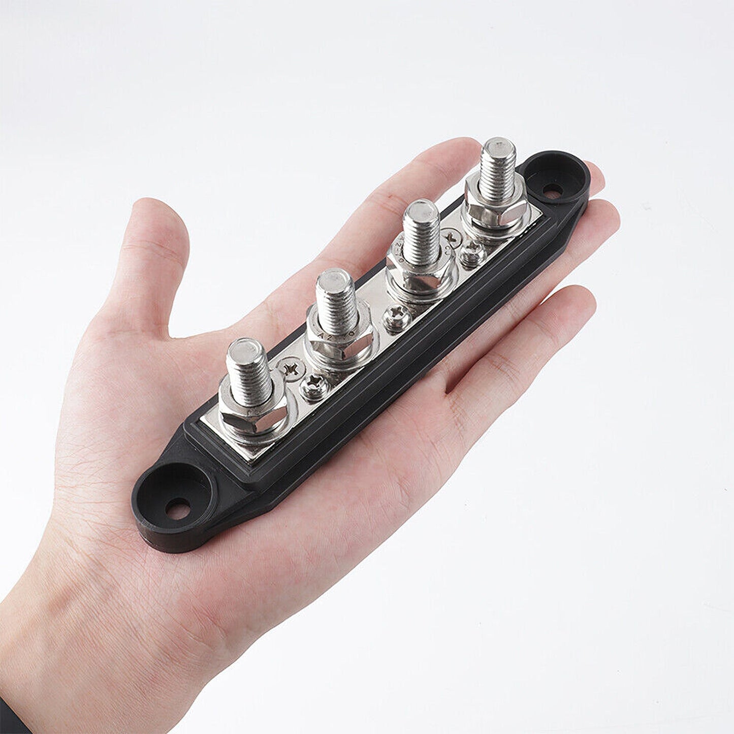 2pcs 4 Post Power Distribution Block 250A 12V-48V DC Terminal