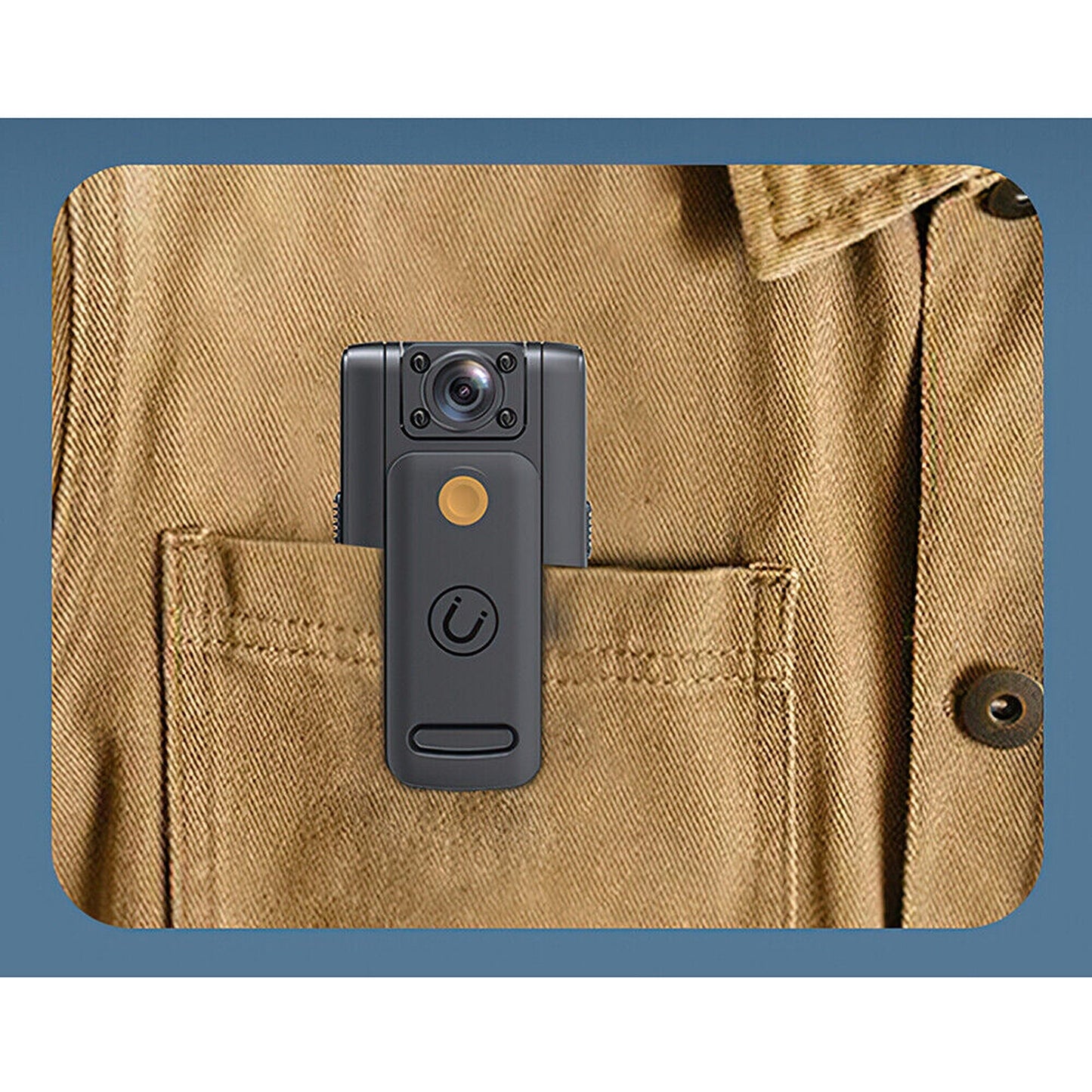 Mini Body Police Camera 1080P HD WiFi Video Recorder with Night Vision
