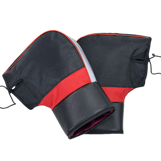 Winter Windproof Motorcycle Handlebar Muffs Thick Warm Handle Gloves