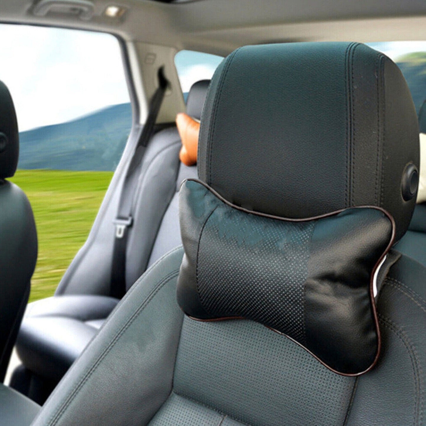 2pcs Car Seat Cushion for Head and Neck Support Safety Pillows