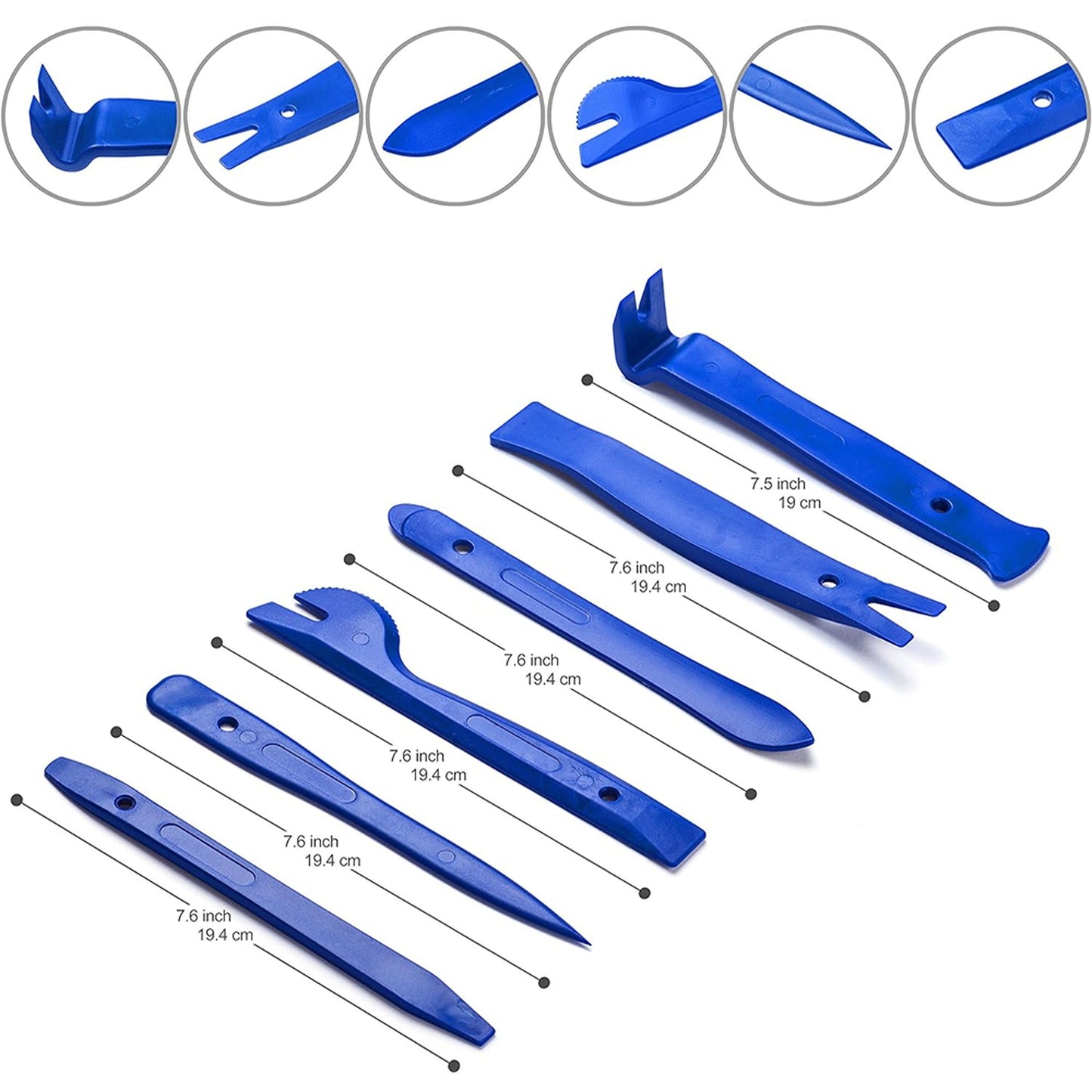 12pcs Pry Bar Trim Tool Removal Set Panel Audio Interior