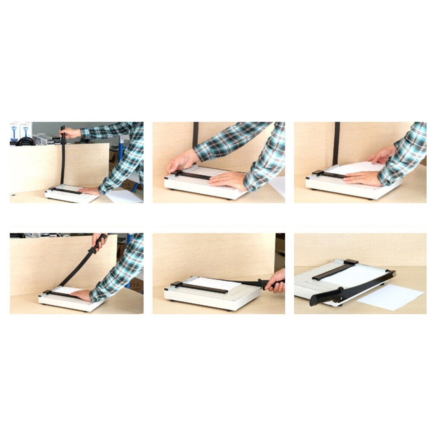 Guillotine Paper Photo Cutter A4 to B7 Metal Base
