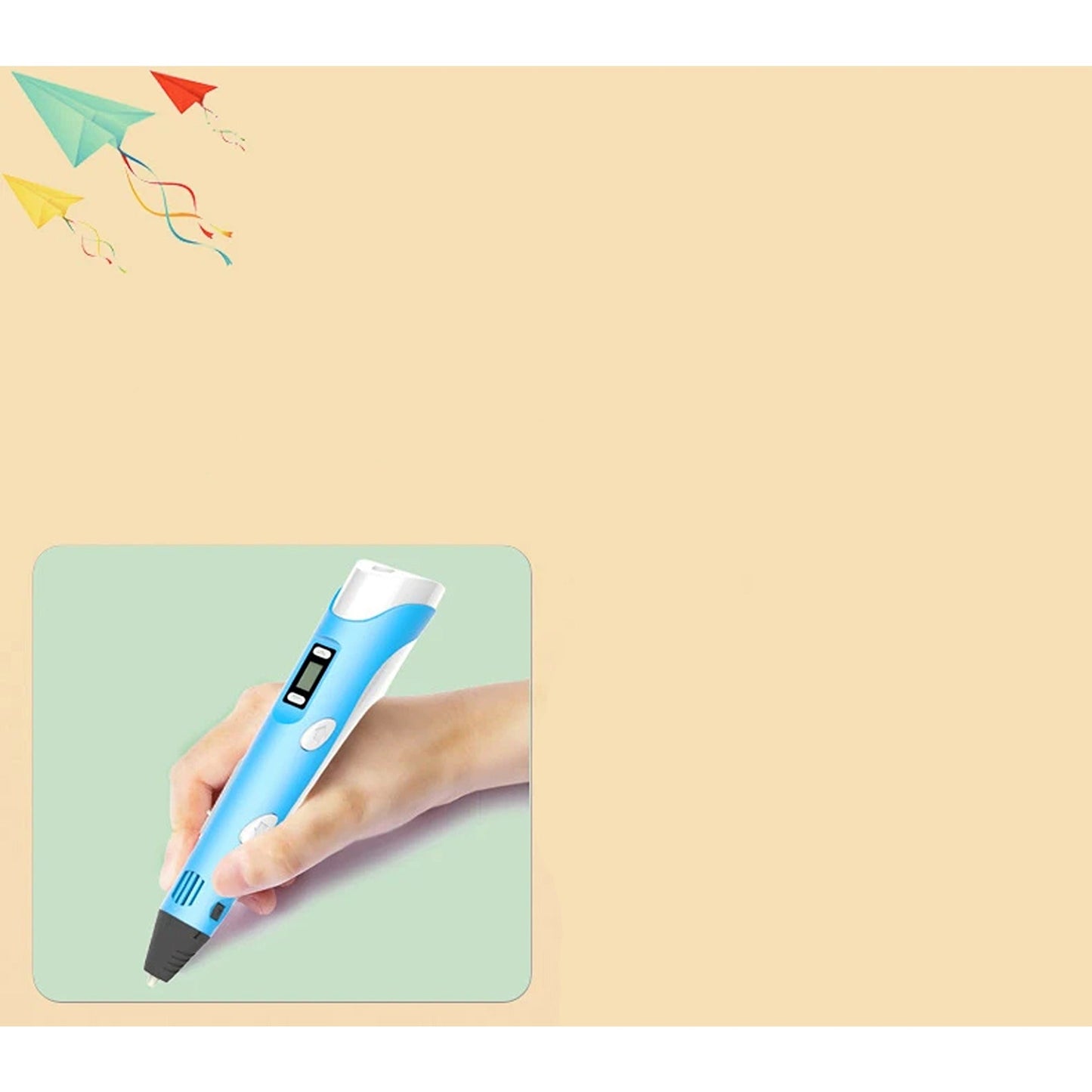 3D Printing Pen Set with Free Filaments Creative Doodle Drawing for Kids