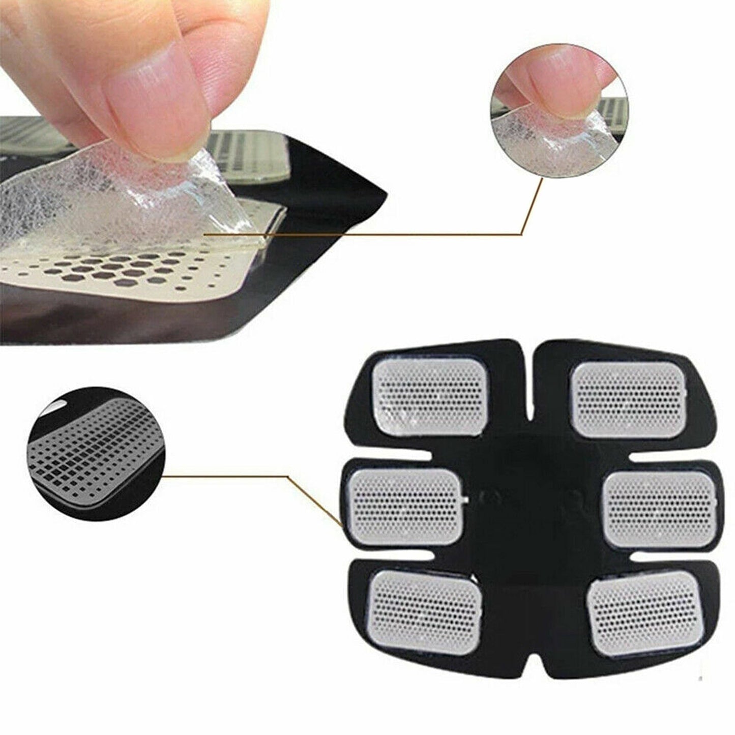 22pcs EMS Muscle Stimulator Training Gear ABS Hip Trainer for Ultimate Body Exercise