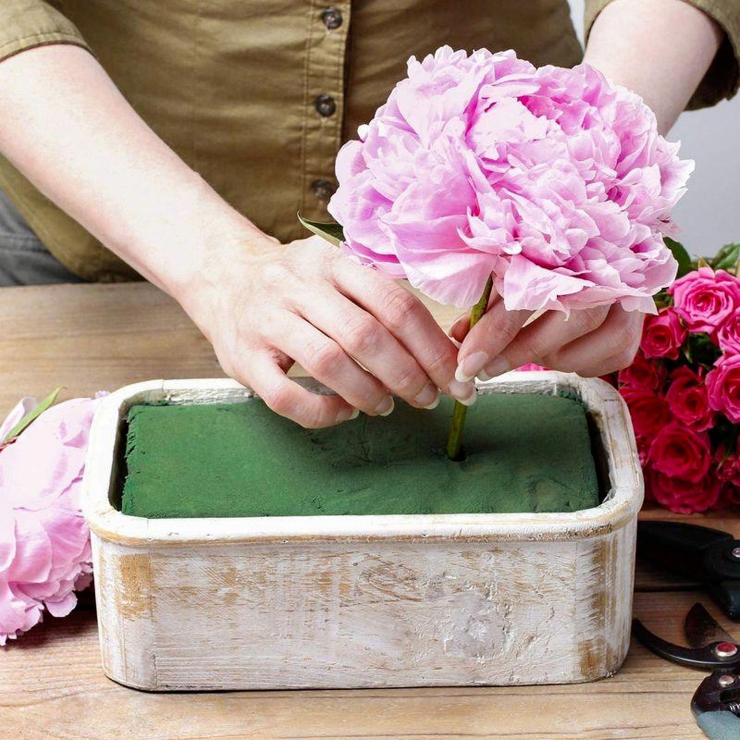 8pcs Floral Foam Wet Bricks Water Absorbent for Flower Arrangements