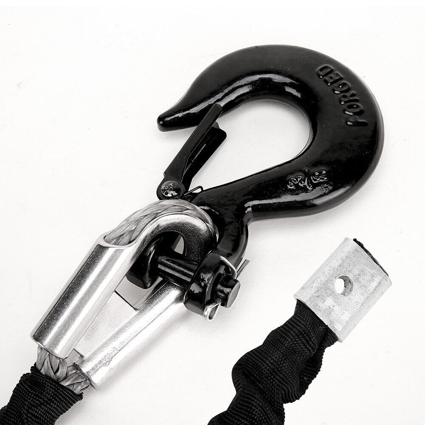Synthetic Dyneema Winch Rope with Recovery Tow Hook