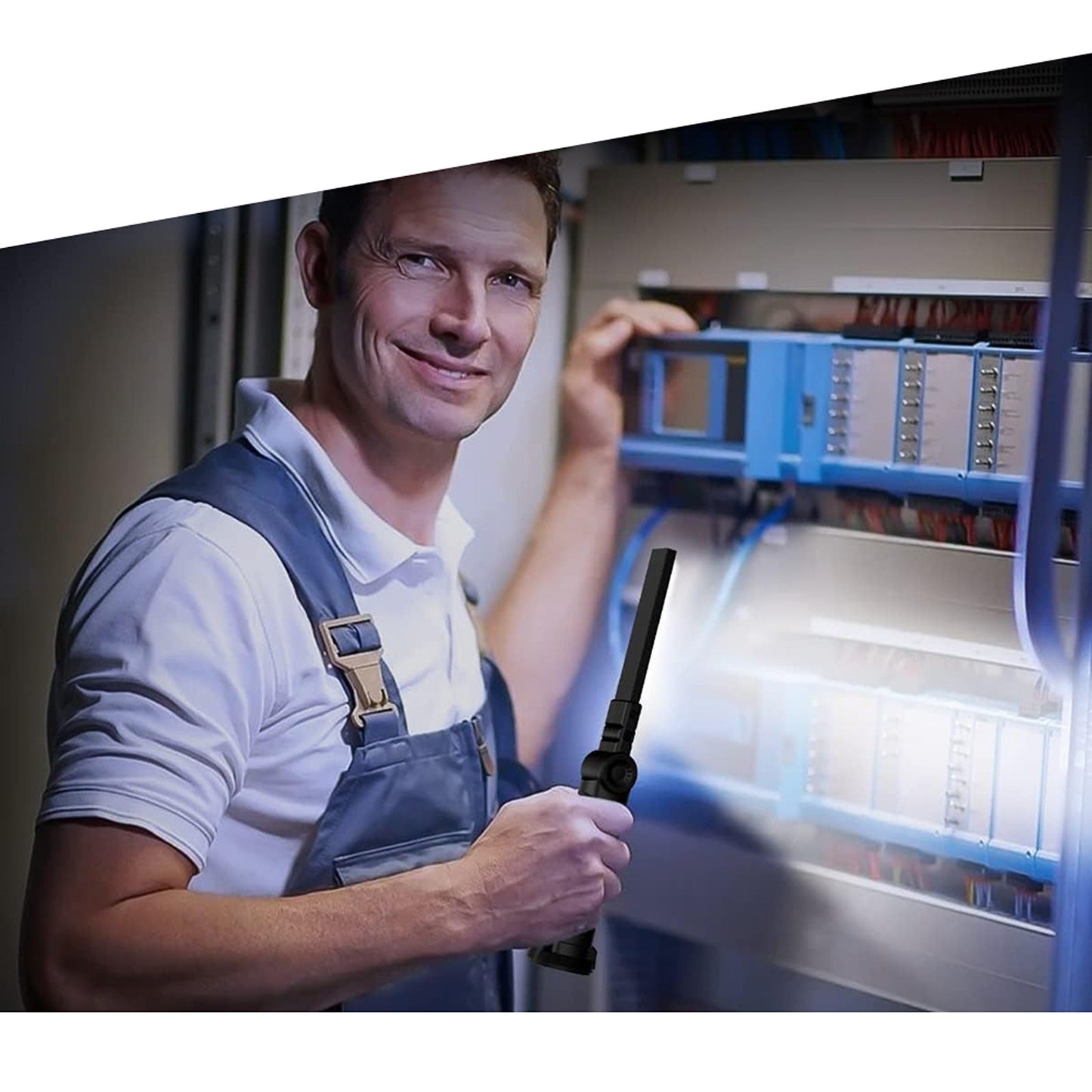 Work Light COB Inspection Flashlight Magnetic USB Rechargeable