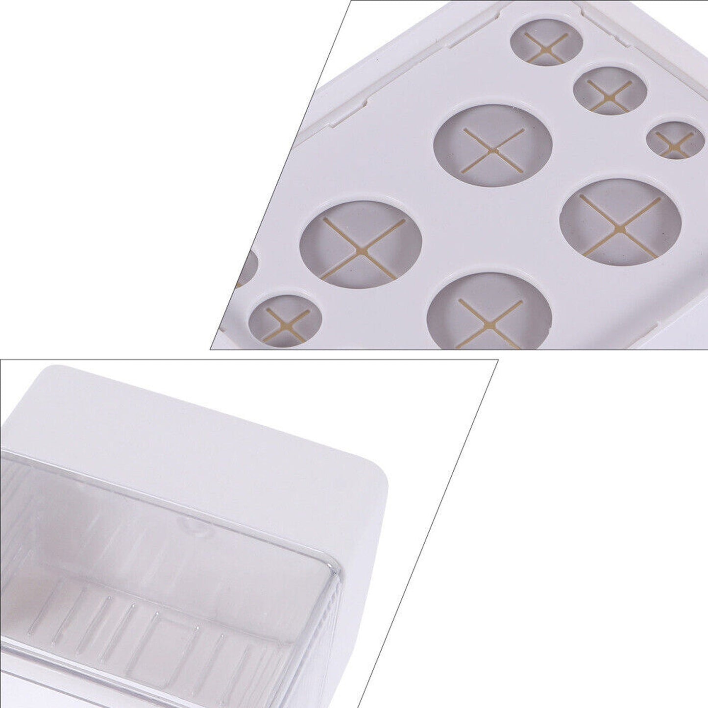 Makeup Organizer for Brushes and Lipsticks Plastic Cosmetic Display Case