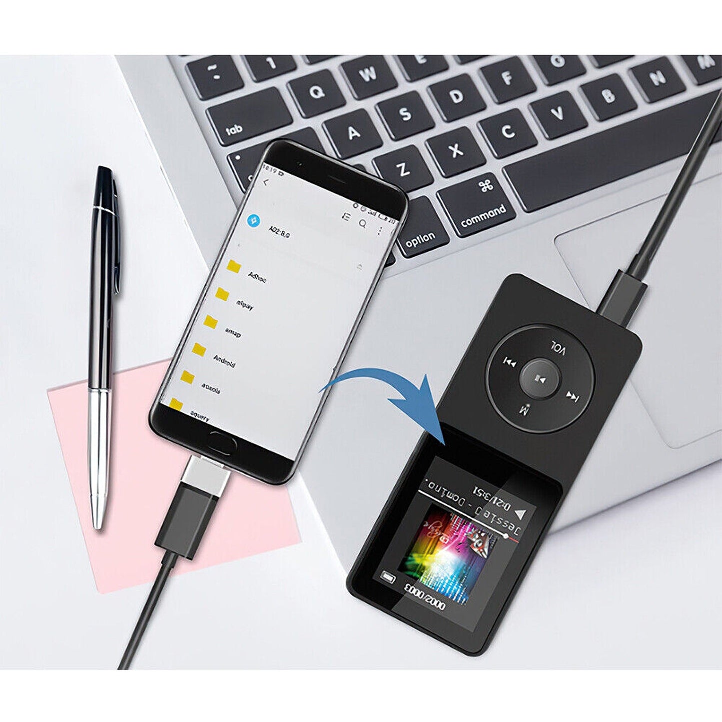 Lossless Music MP3 MP4 Player with LCD Video Media FM Radio