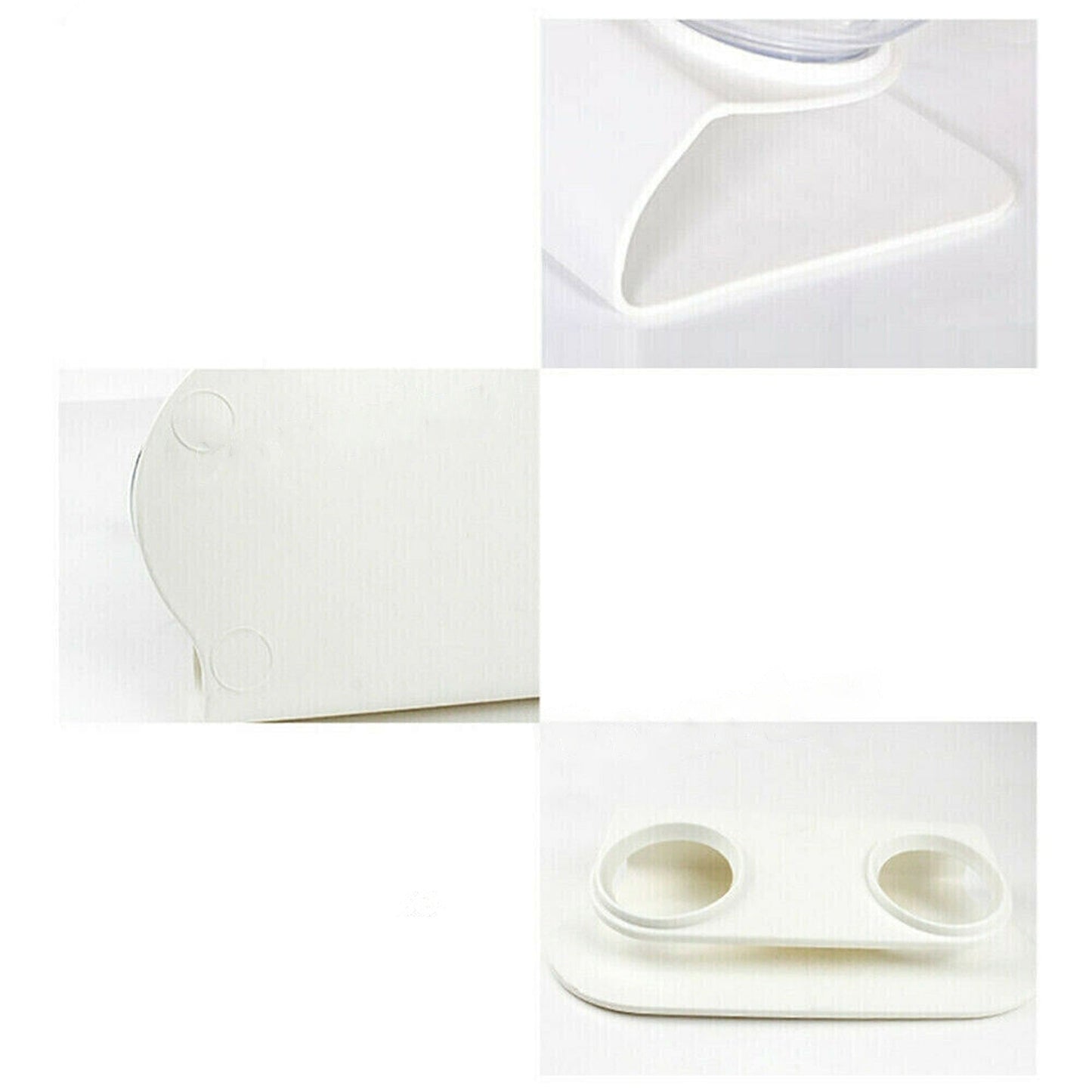 Elevated Double Cat Bowls Raised Pet Food Water Stand