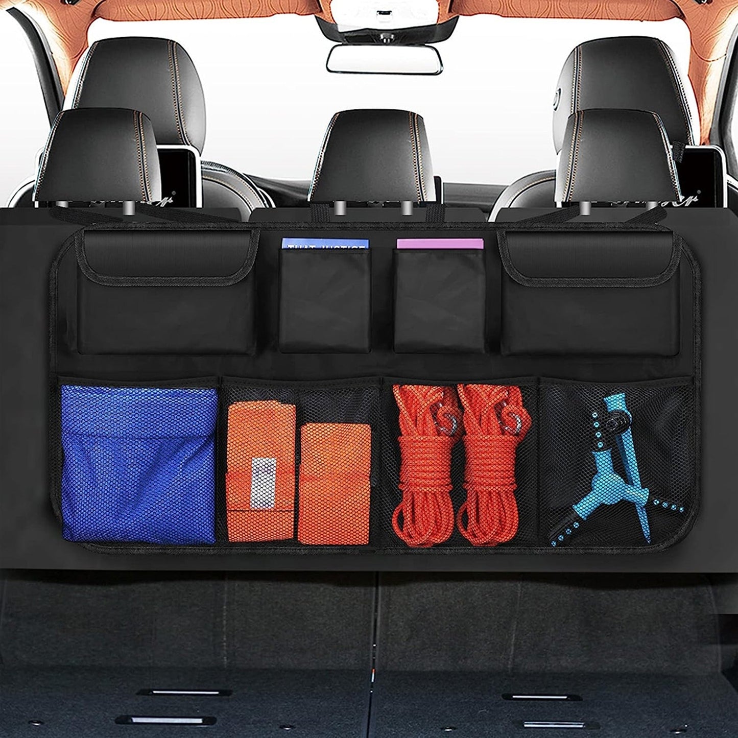 SUV Trunk Boot Organizer Hanging Storage Pocket for Car Back Seat