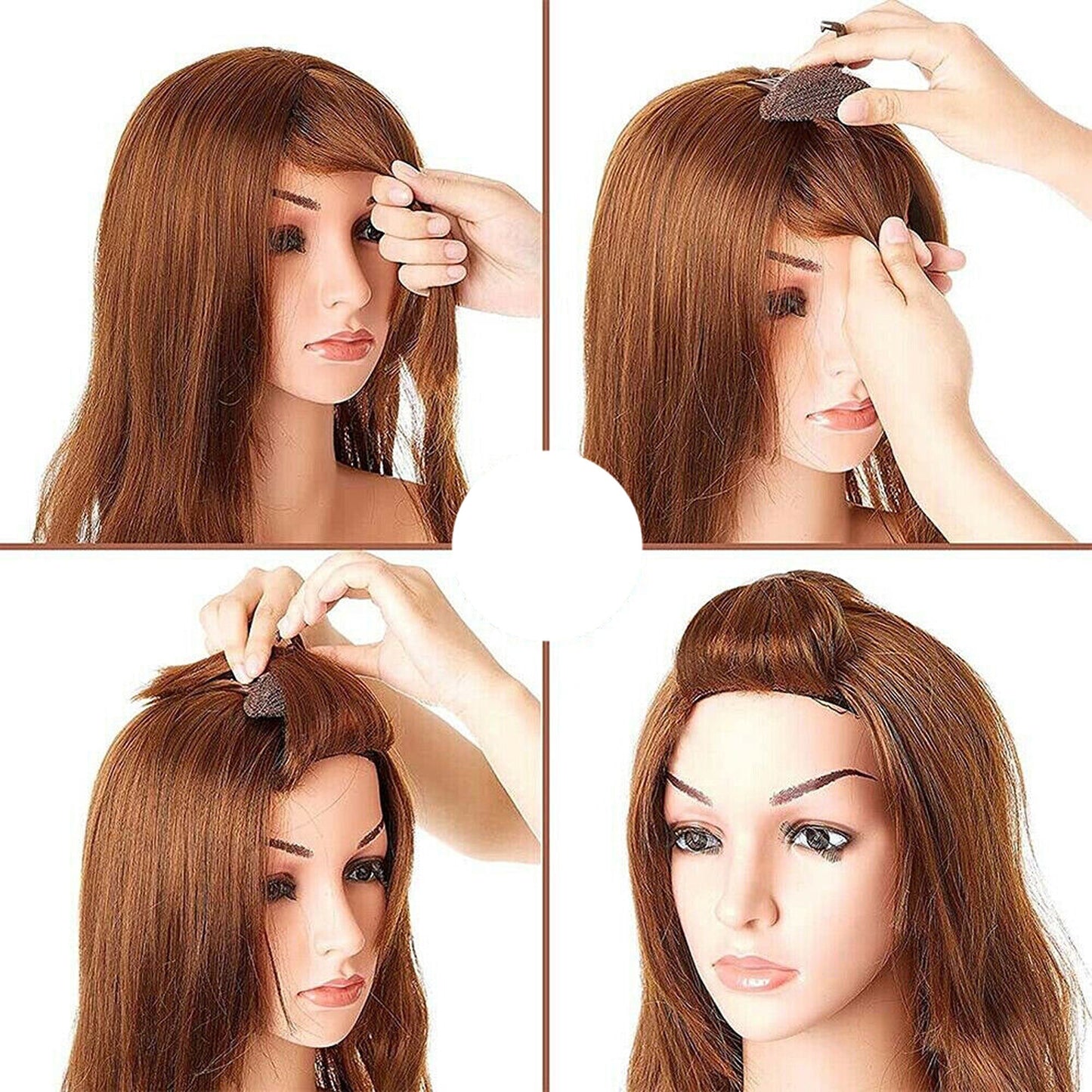 2pcs Hair Volumizing Fluffy Puff Sponge Pad for Hairstyling