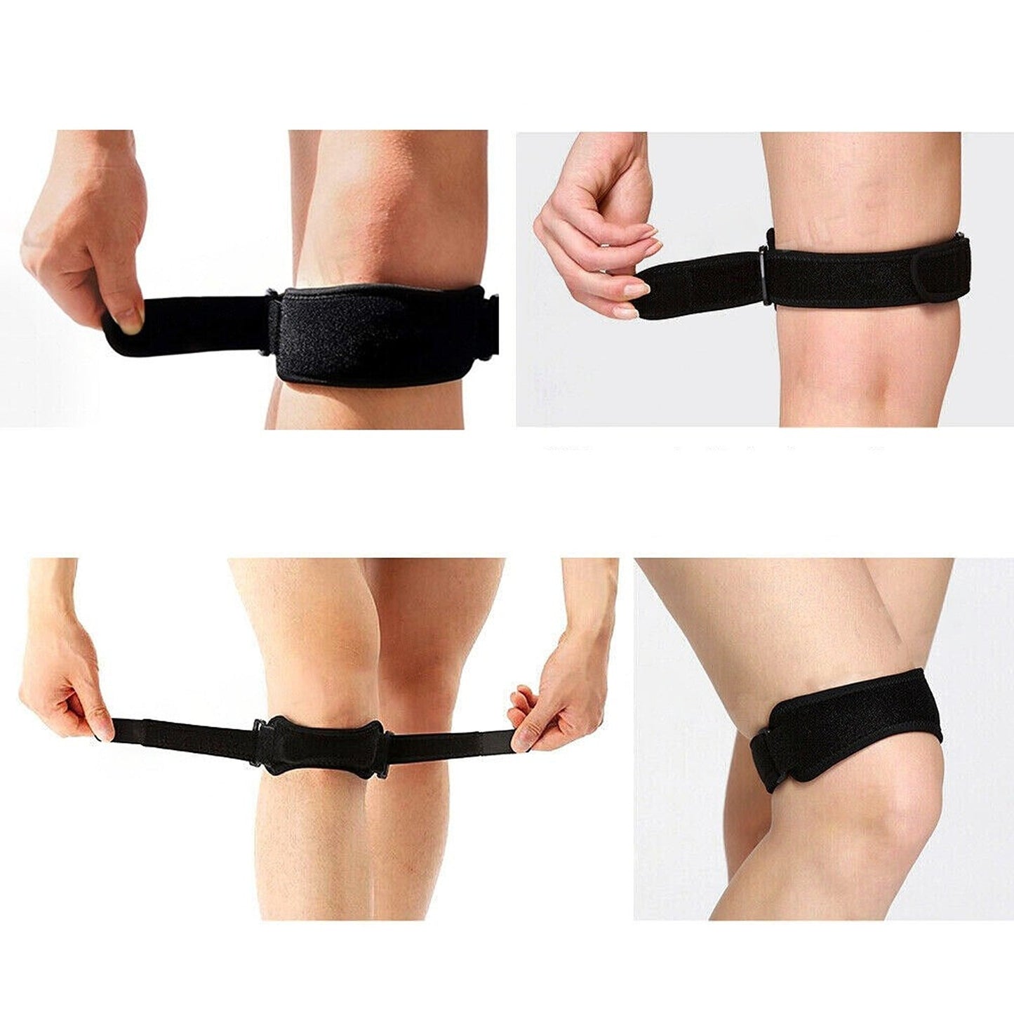 2pcs Dual Support Patella Strap Knee Brace for Sports