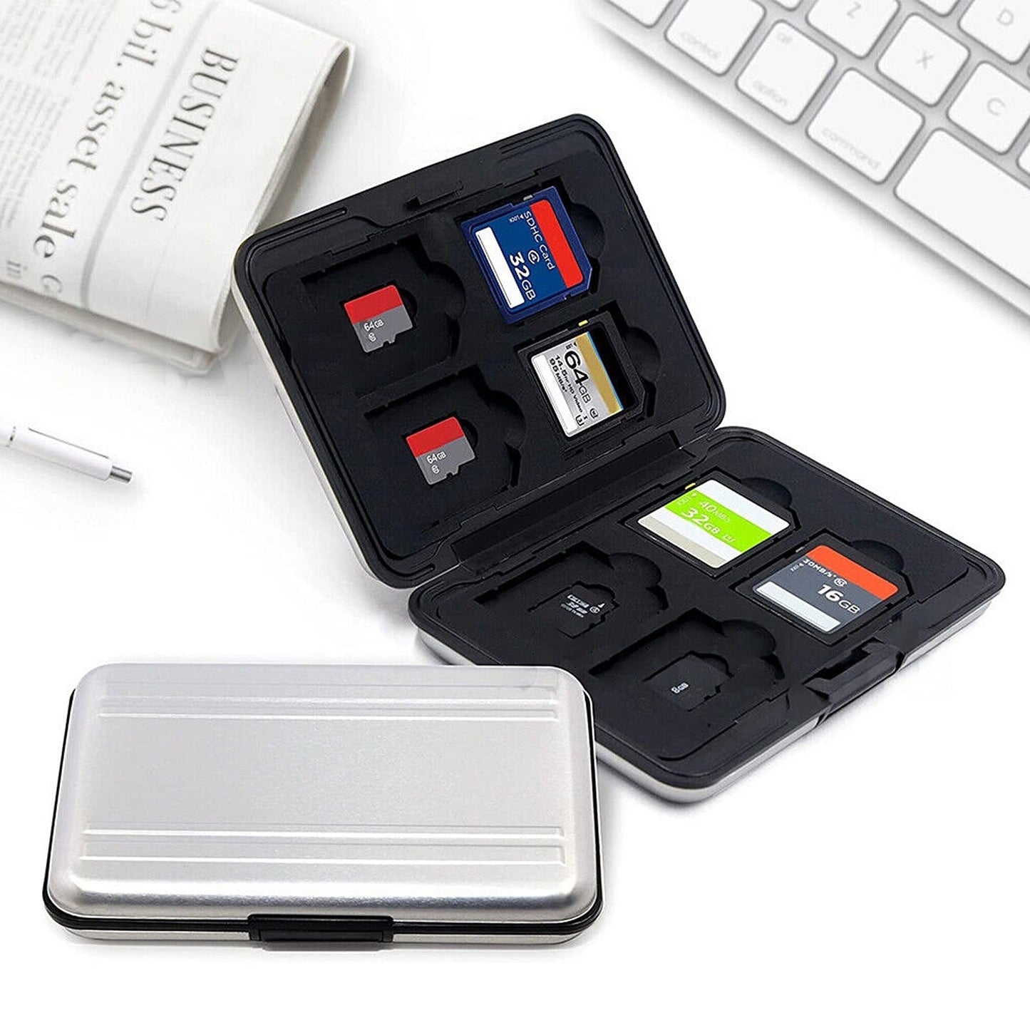 Waterproof Storage for Memory Cards Case Box Holder for SD Micro SD
