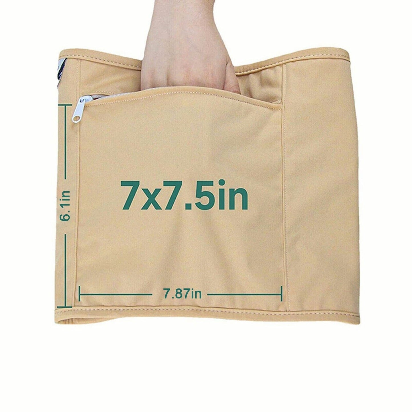 Reusable Castor Oil Pack Kit Compress Wrap Belt Toxin Inflammation Remover