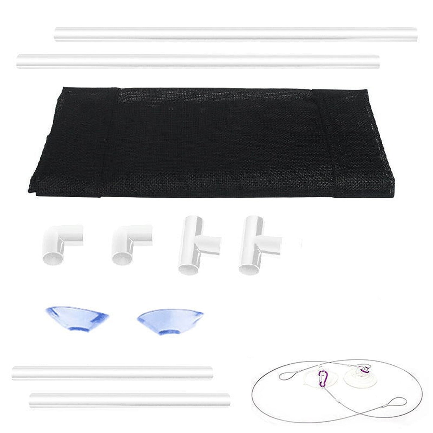 Cat Window Perch Hammock Strong Suction Up to 60lbs