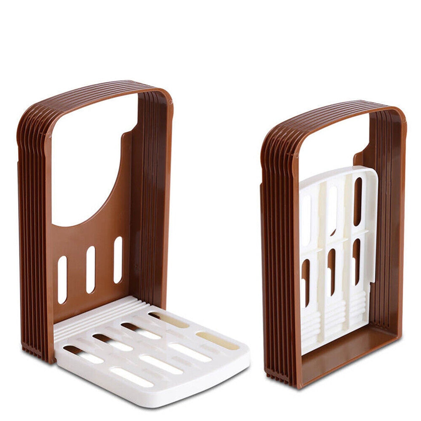 Foldable Bread Slicing Guide with Toast Cutter