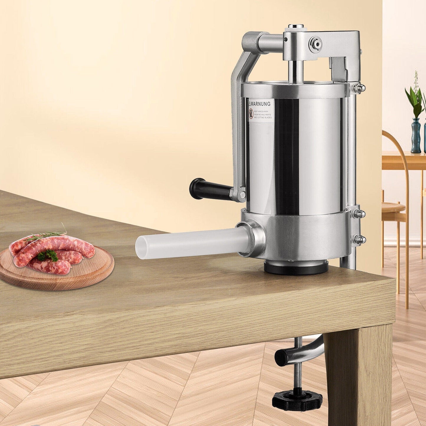 Homemade Sausage Making Machine 2.5LB Stainless Steel Filler