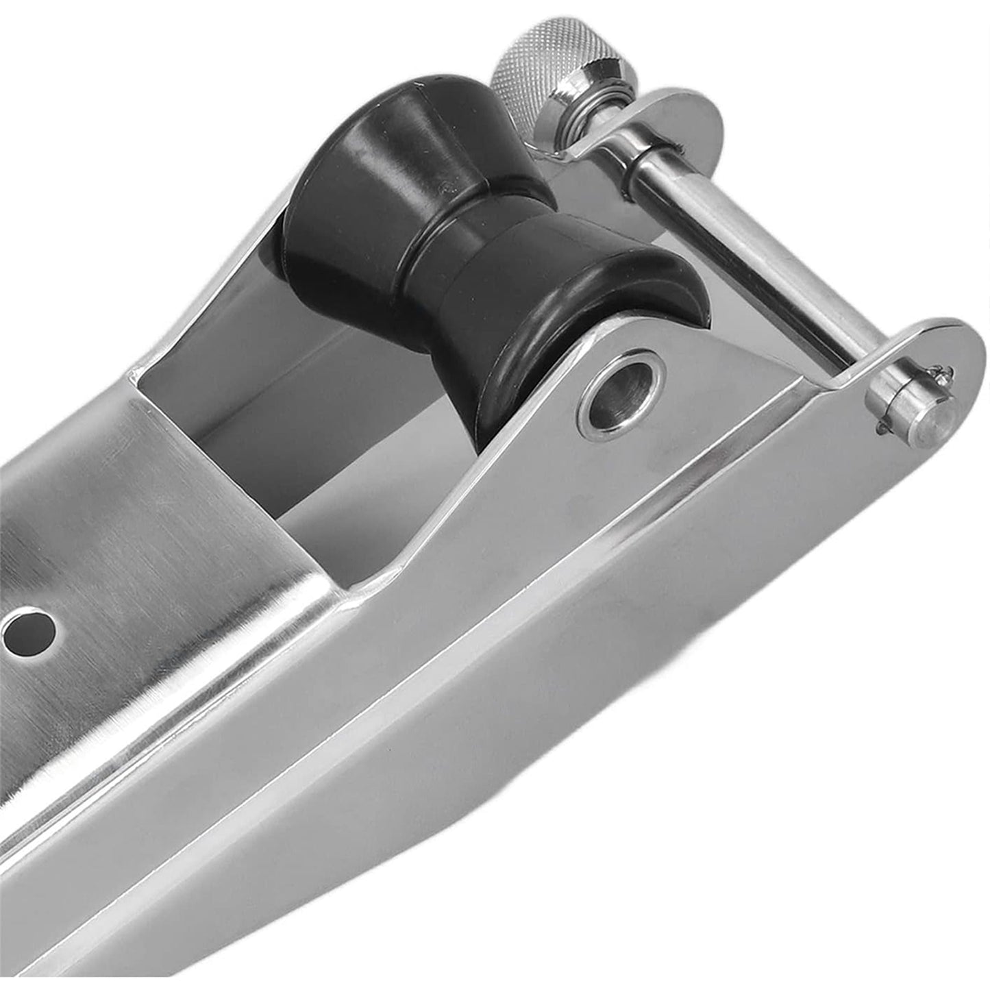 Bow Anchor Roller for Boats Stainless Steel with Spring-Loaded Pin
