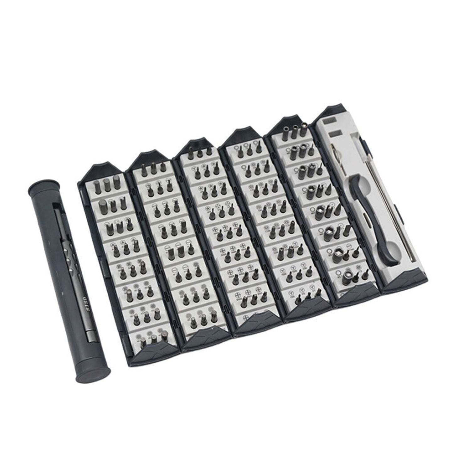 128 Pieces Electronics Repair Magnetic Screwdriver Set