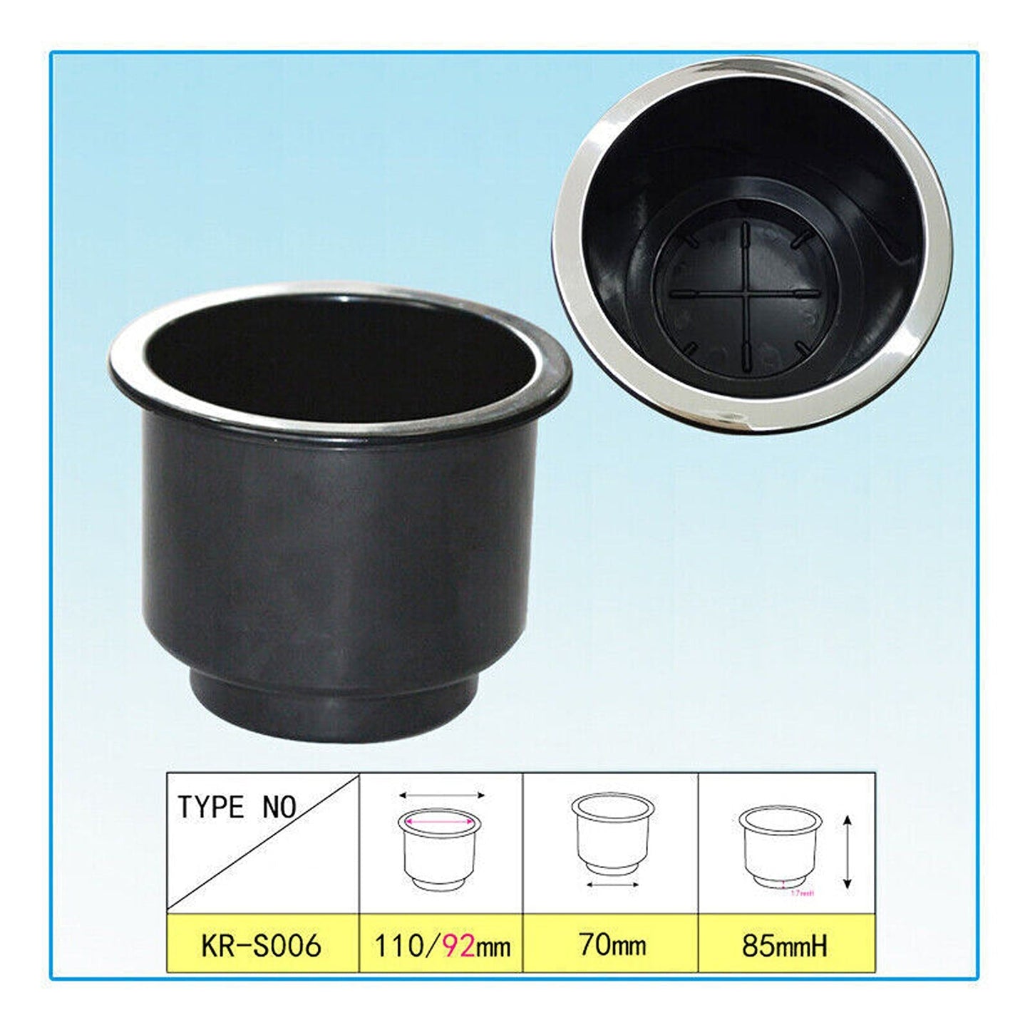 4pcs Universal Drink Cup Holders for Boat Car and RV