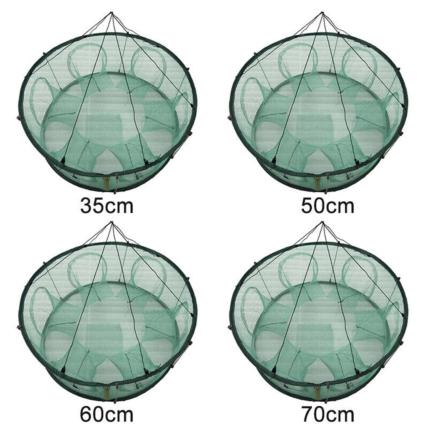 Large Foldable Fishing Net Portable Trap for Fish Crab and Shrimp