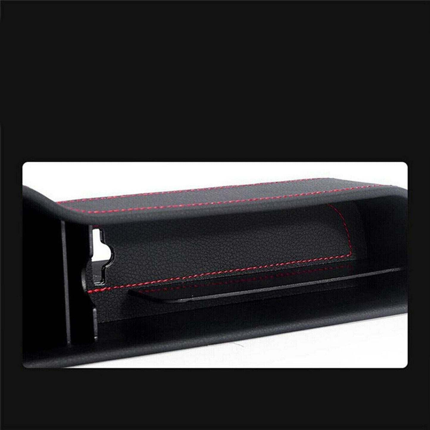 2pcs Console Side Car Seat Storage Box with Coin and Phone Pocket