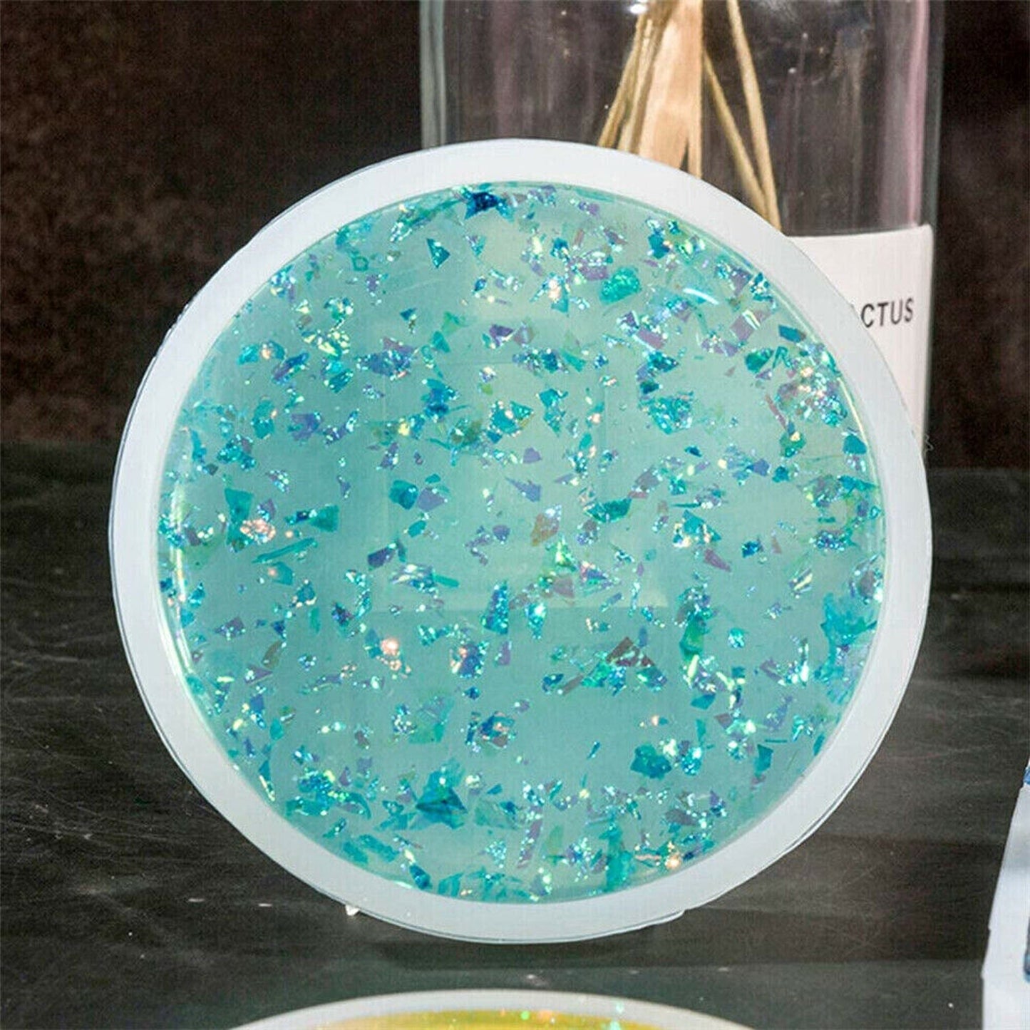 DIY Resin Coaster and Fruit Plate Silicone Molds Set