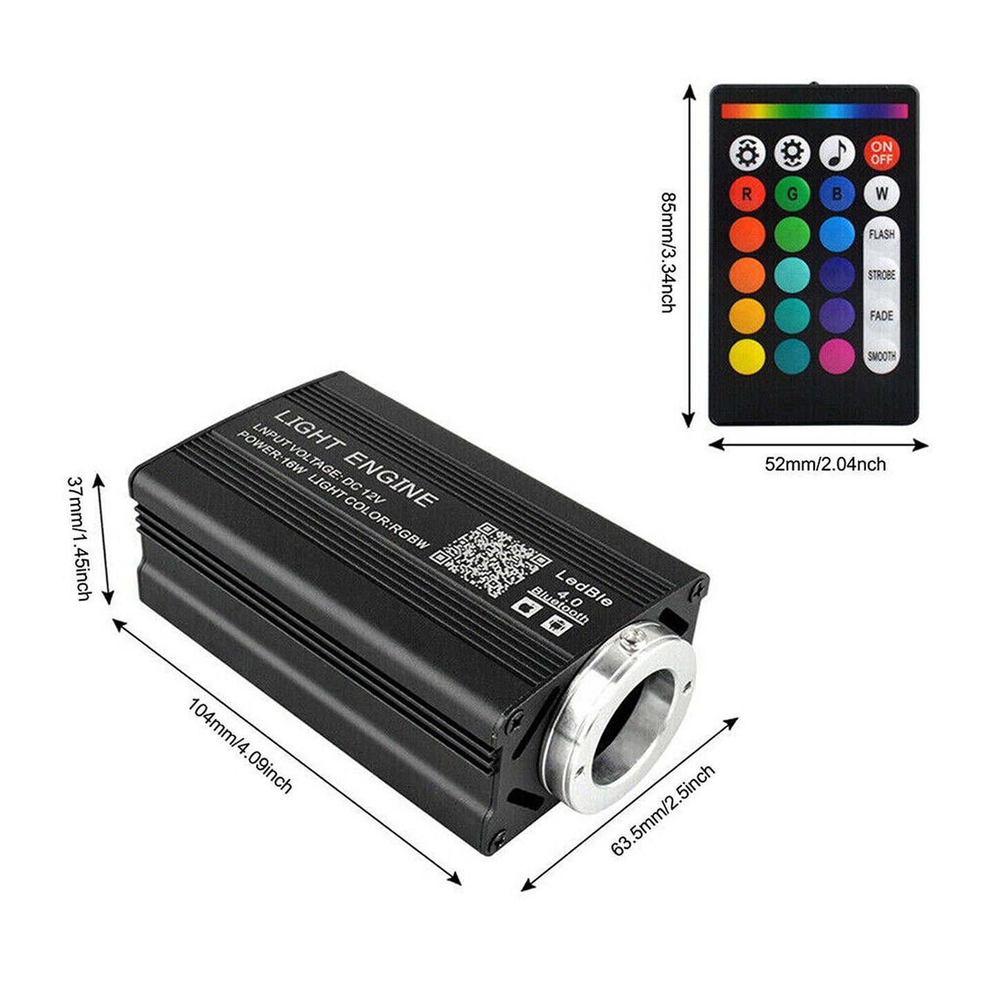 500pcs Twinkle Star Fiber Optic Car Headliner Kit with LED Lights