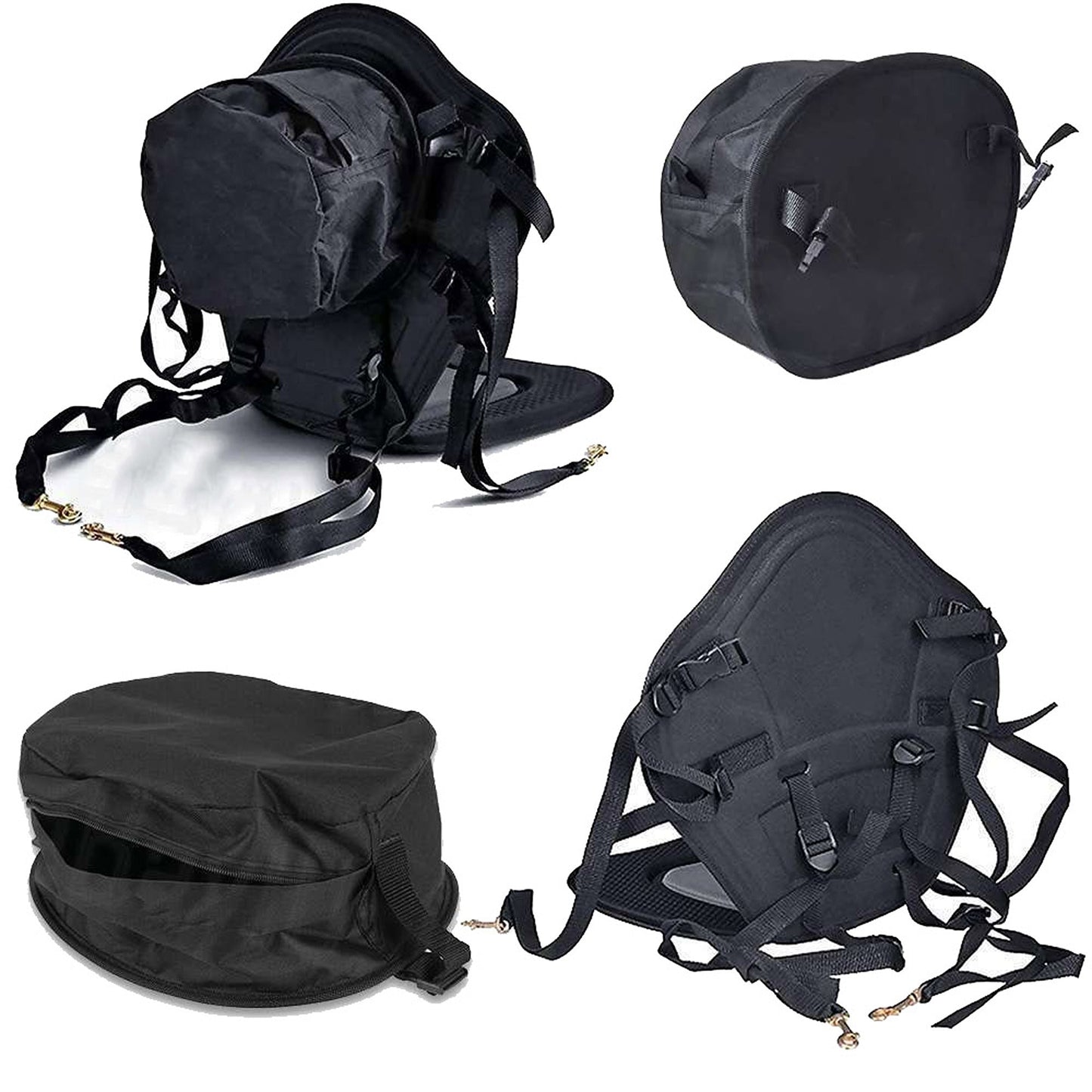 Adjustable Kayak Seat with BackPack Detachable Canoe Comfort Pad