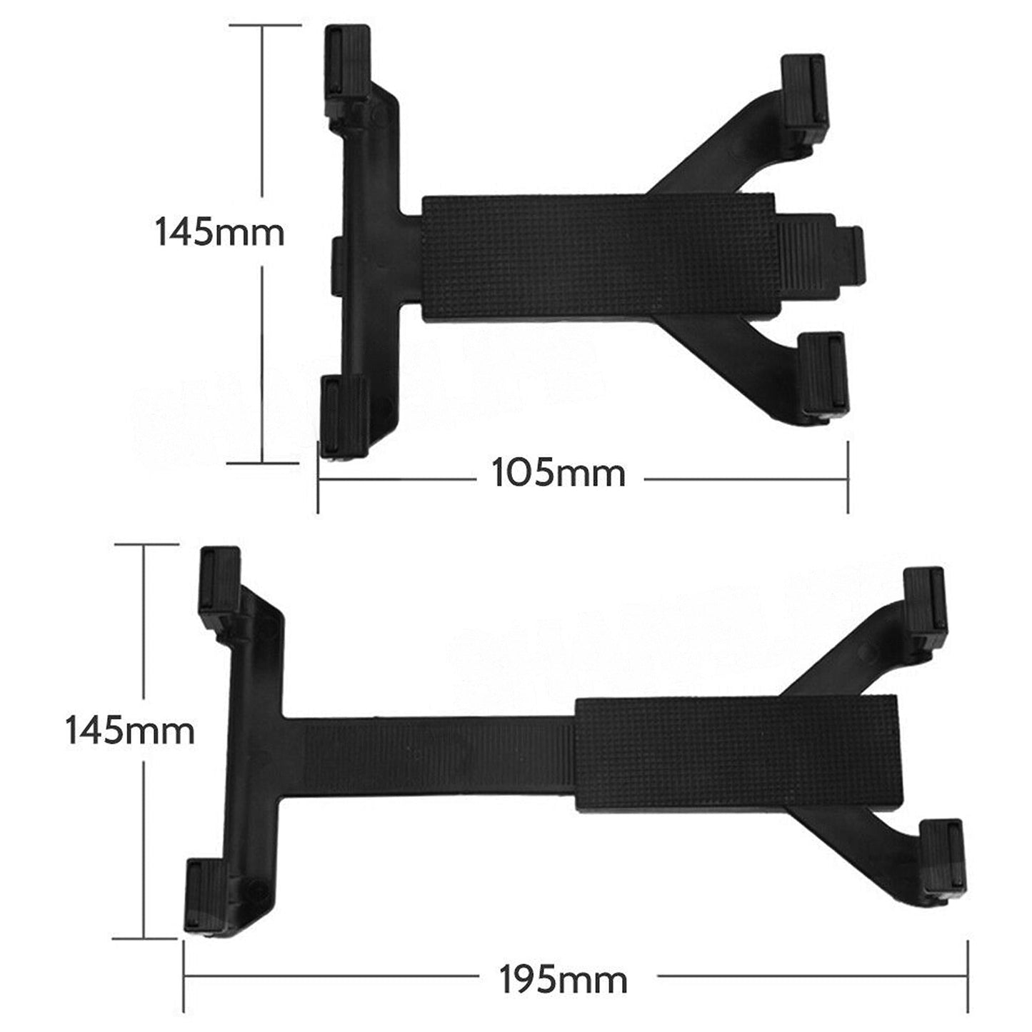 Adjustable Car Seat Headrest Mount for 8 to 12in iPad Samsung Tablet Holder
