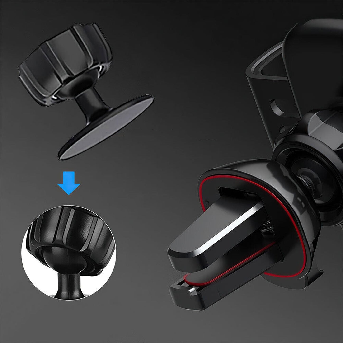 15W Qi Wireless Car Charger Fast Charging Mount with Automatic Clamping