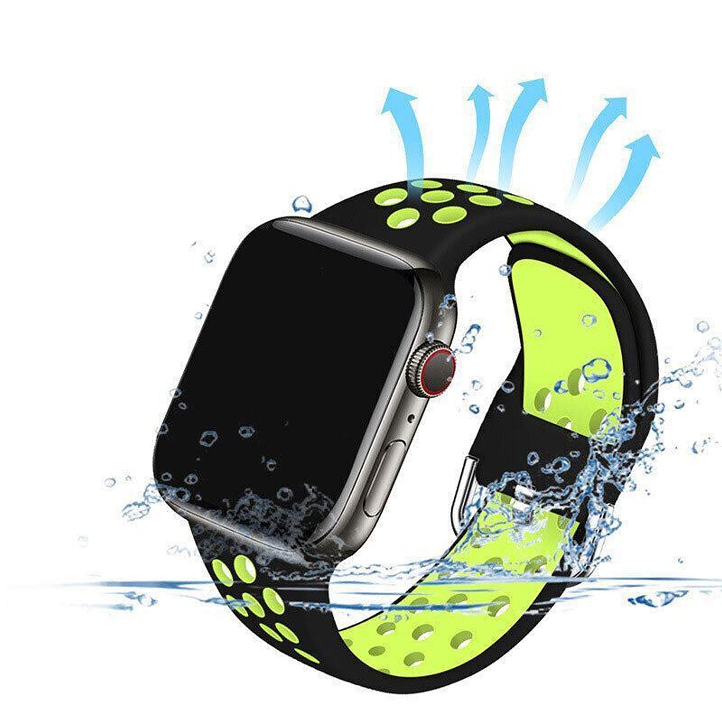 Black Green For iWatch Watch Band Series 9 SE Ultra 8 7 6 5 4 Strap 38 40 41 42 44 45 4