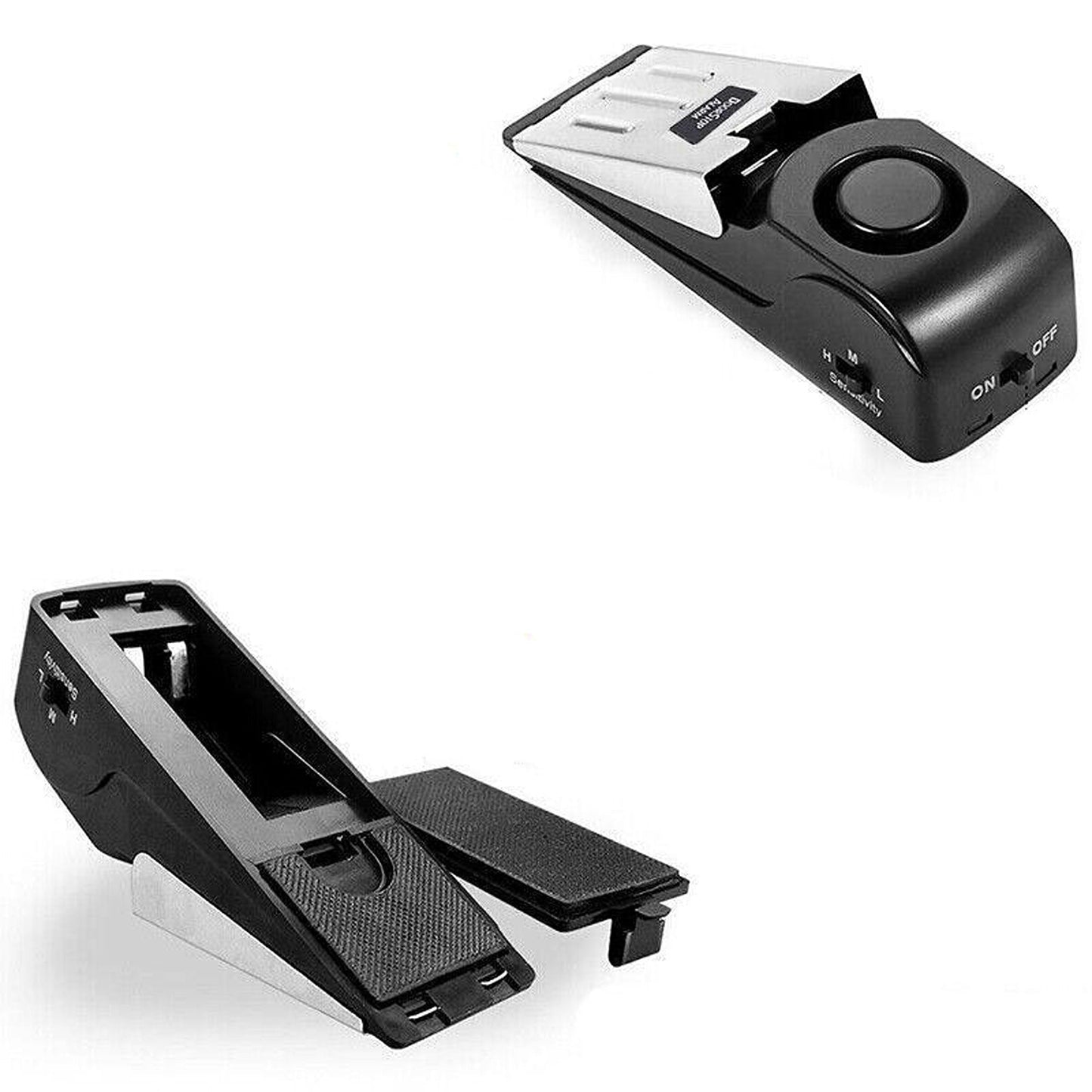 Wireless Door Stop Security Alarm Wedge Intruder Alert System