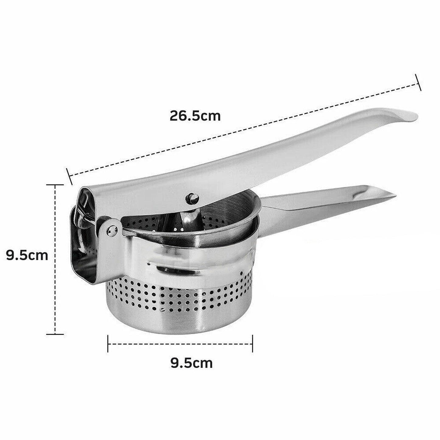 Gourmet Stainless Fruit and Vegetable Ricer Masher for Gnocchi