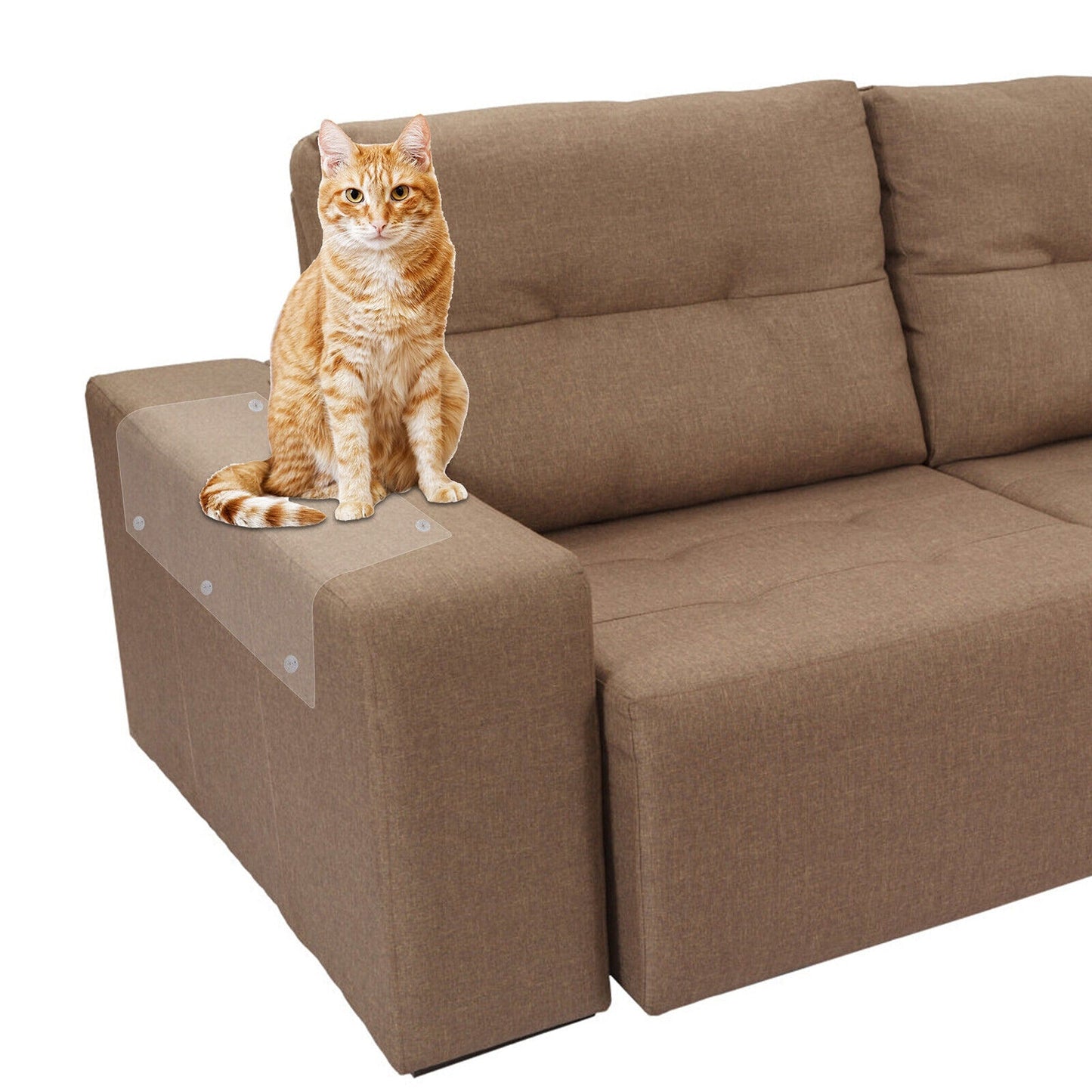 20pcs Cat Scratch Deterrent Tape Anti-Scratch Shield for Sofa and Walls