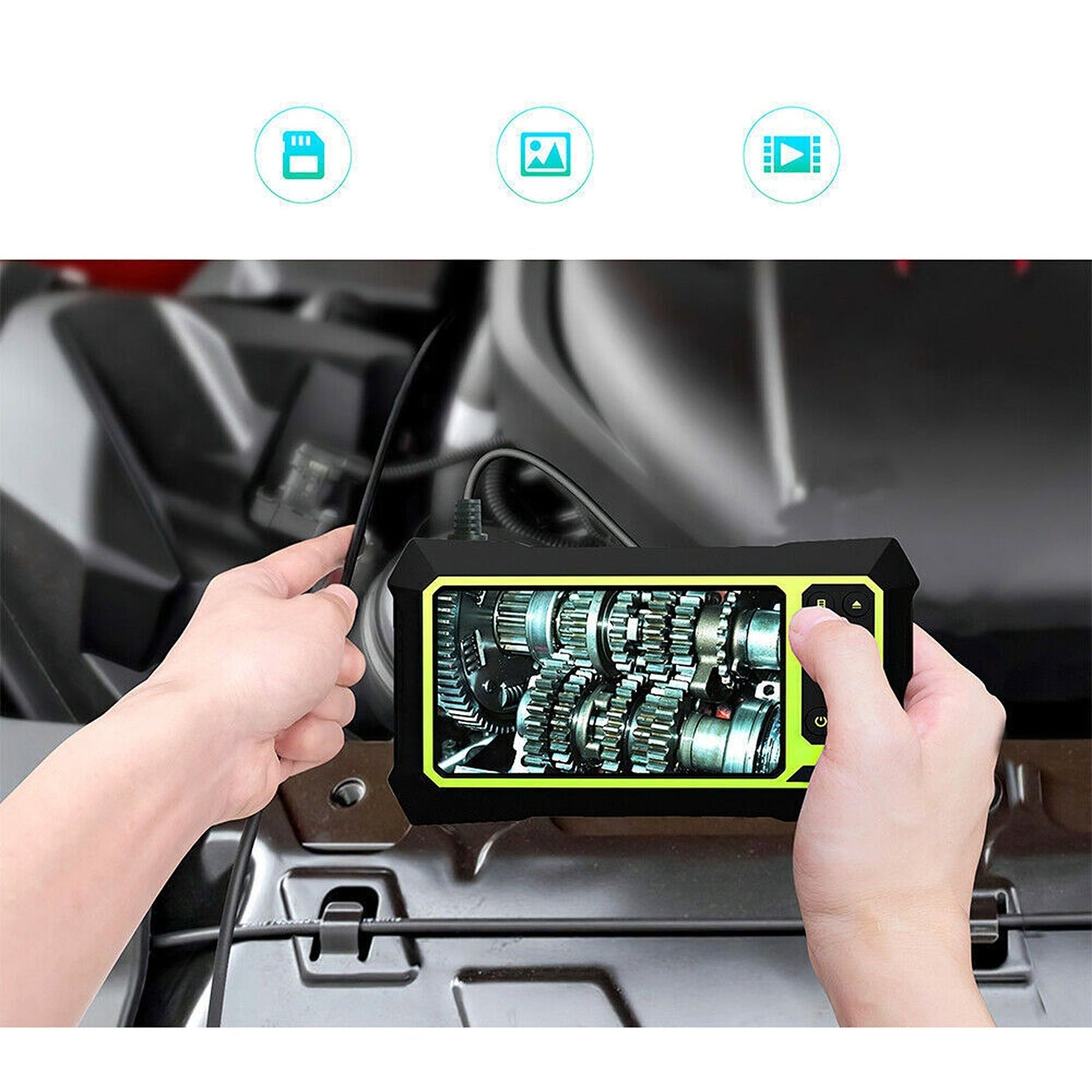 Industrial Borescope Inspection Camera with 4.3in HD Screen 1080P