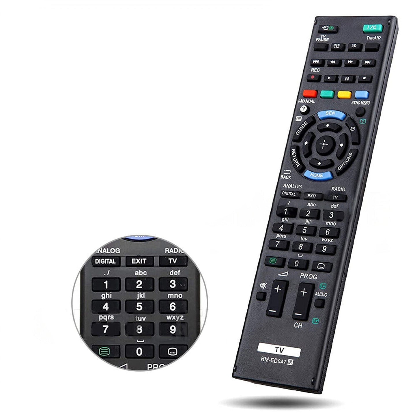 Sony TV Remote Control Replacement RM-GD023 RM-GD022 for KDL46HX850 KDL55HX750