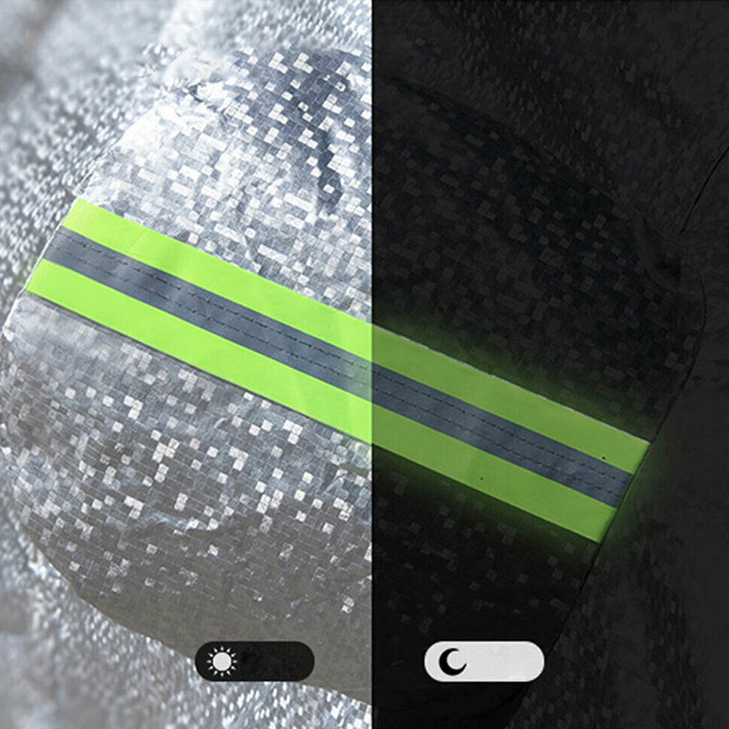 Premium 6-Layer Sedan Car Cover Waterproof UV and Hail Resistant