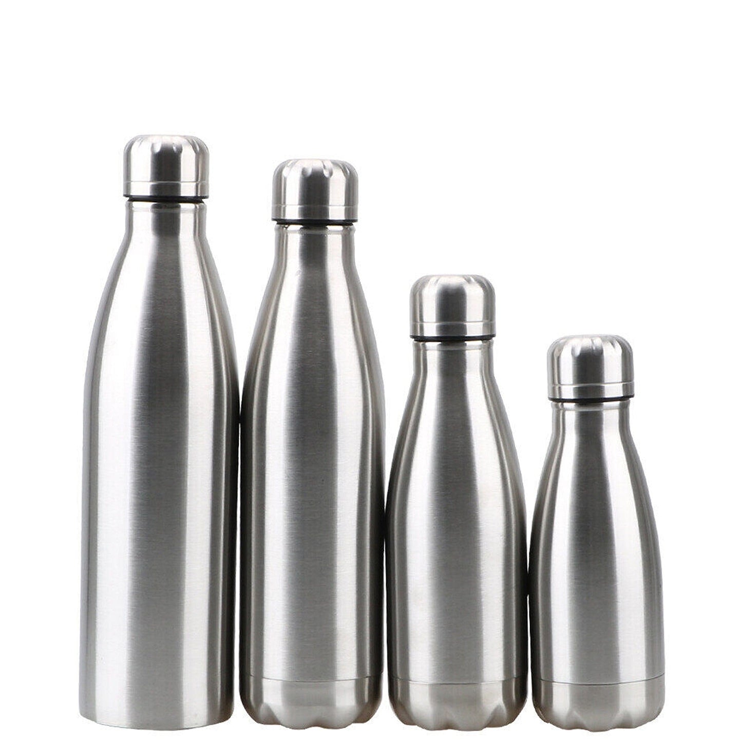Double Wall Insulated Stainless Steel Water Bottle Sports Drink Flask