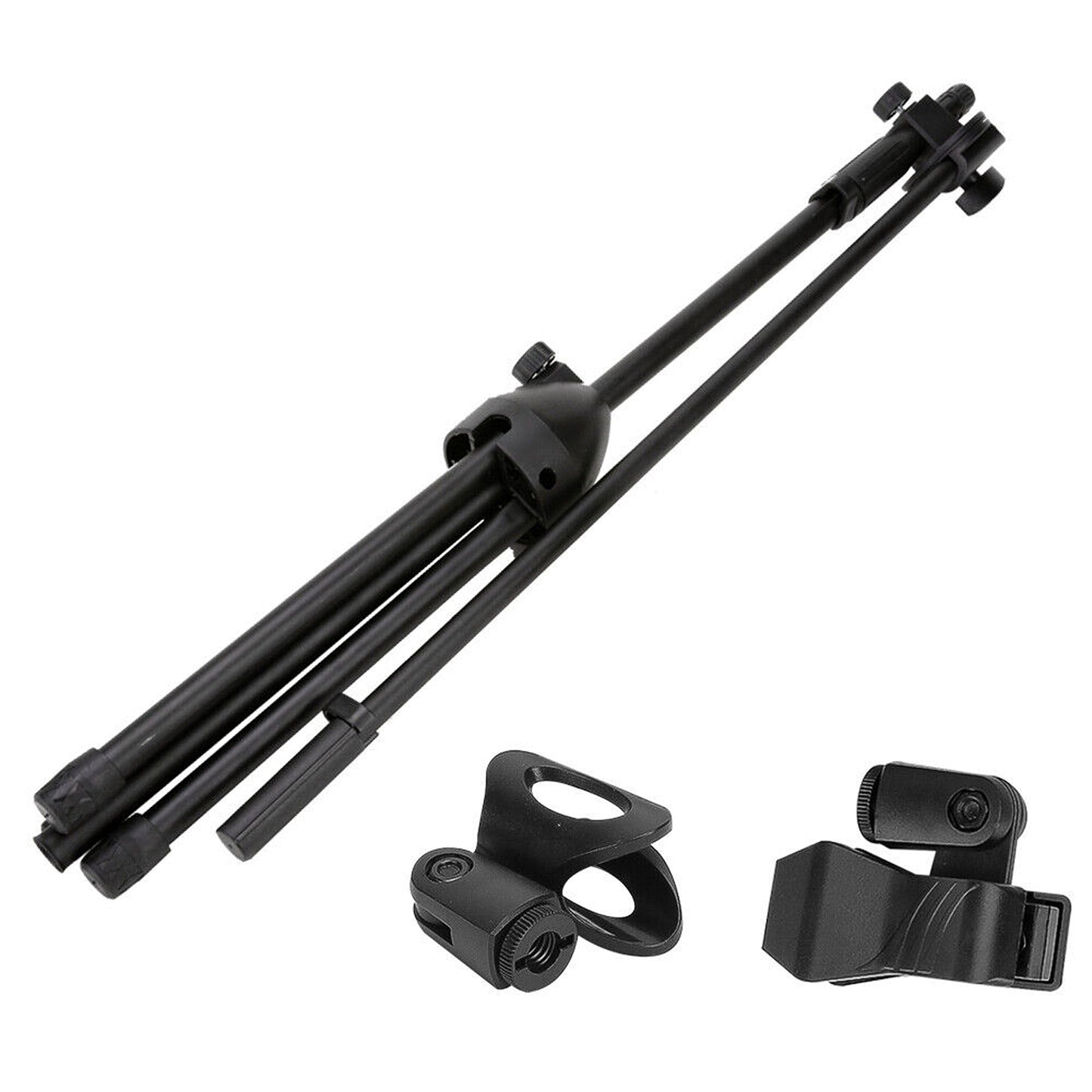 Adjustable Professional Microphone Stand Foldable Telescopic Tripod Holder