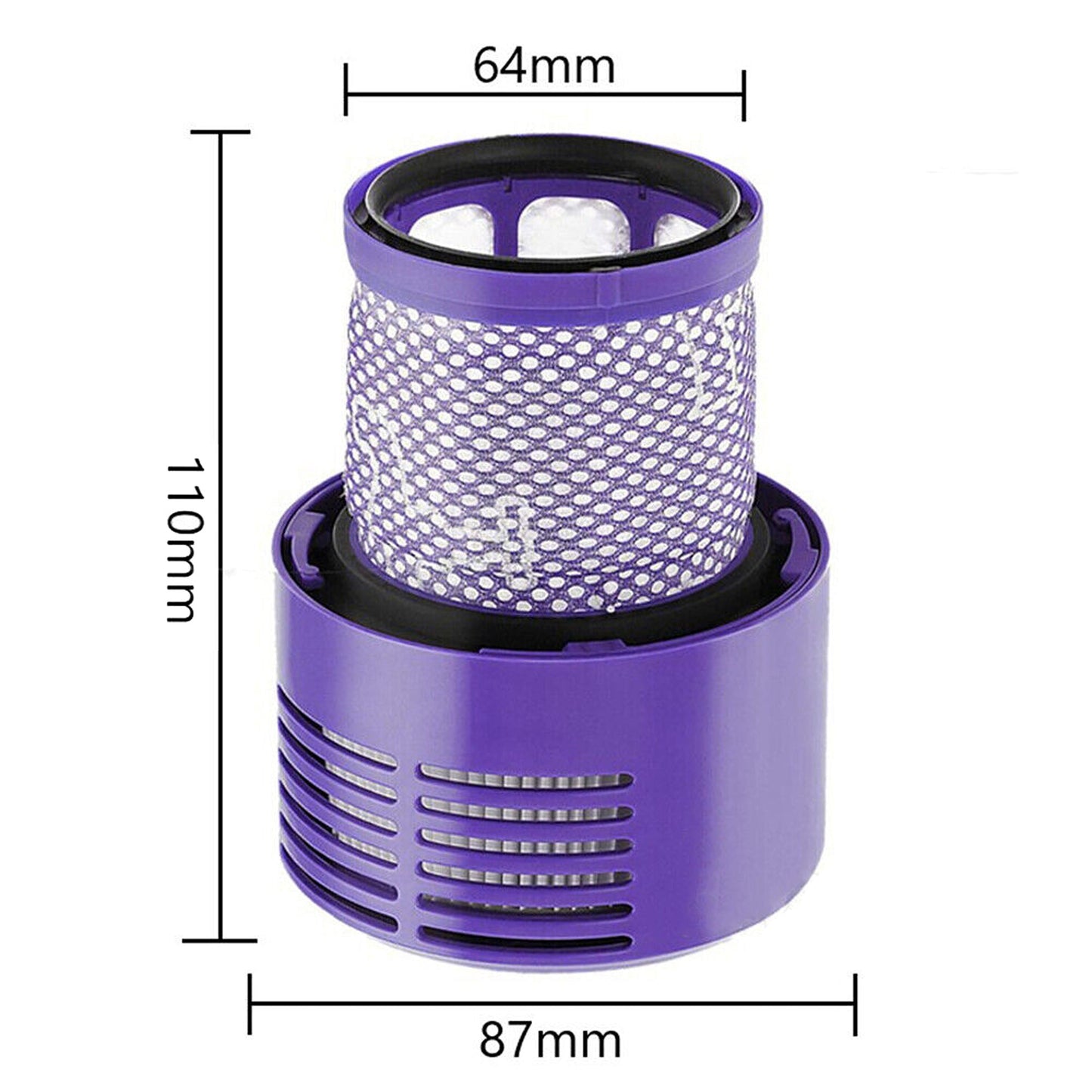 2pcs Hepa Filter Washable For DYSON Vacuum V10 Animal Clean
