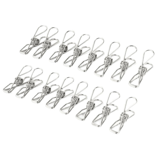 Windproof Stainless Steel Clothes Pegs Hanging Clips Pins Laundry Clamp